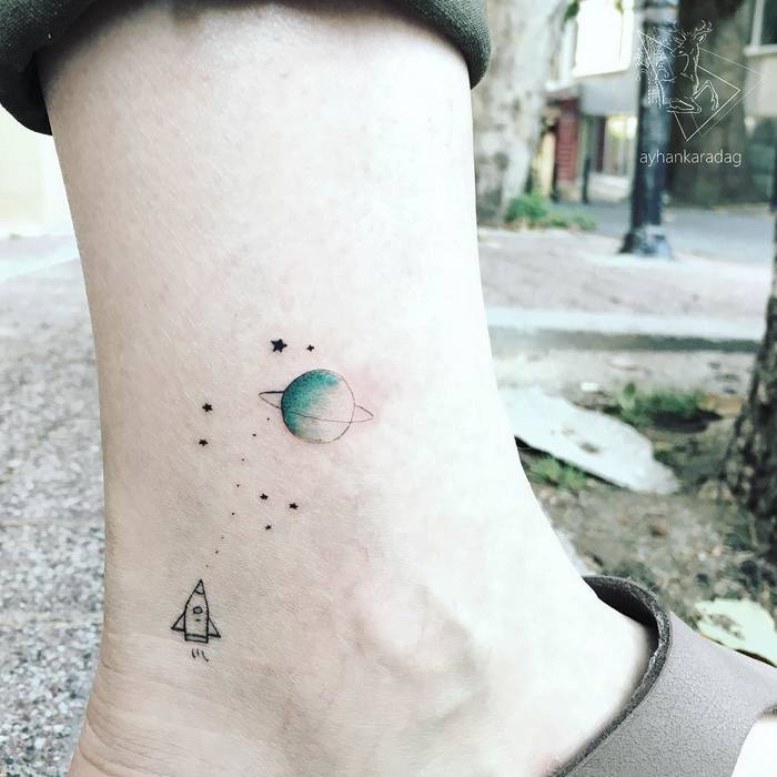 Planet Tattoo by ayhankrdg