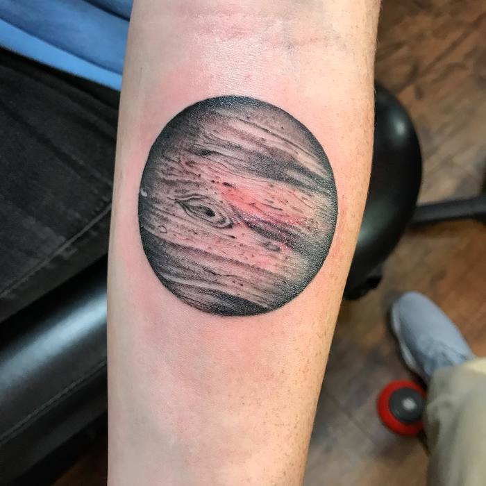 Planet Tattoo by denzellebaileytattoo