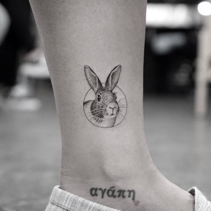 Rabbit Tattoo by Mr. K