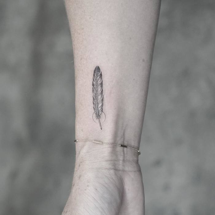 Feather Tattoo by Mr. K