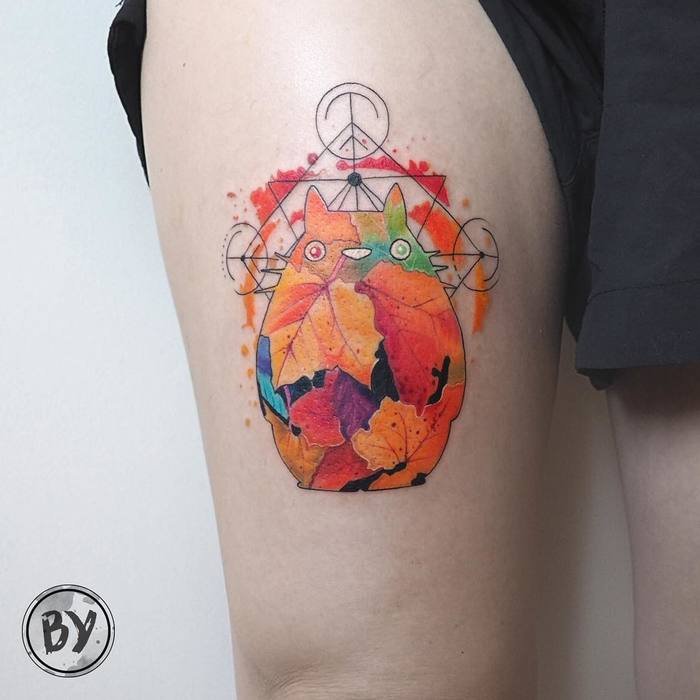 Watercolor Tattoo by Baris Yesilbas