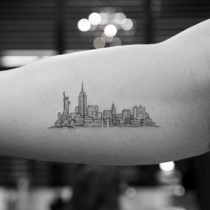New York City Tattoo by Mr. K