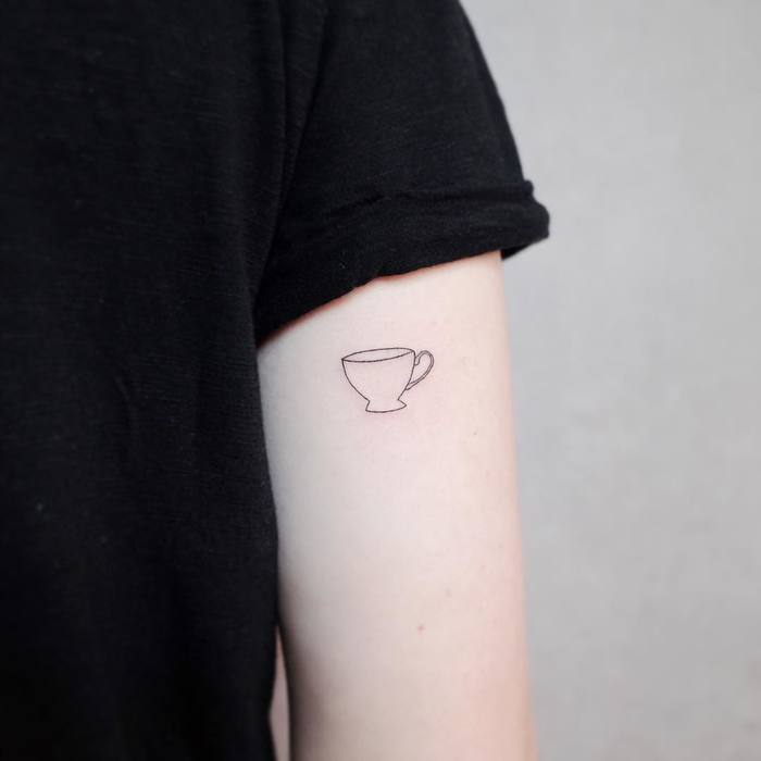 Little Teacup Tattoo by Witty Button