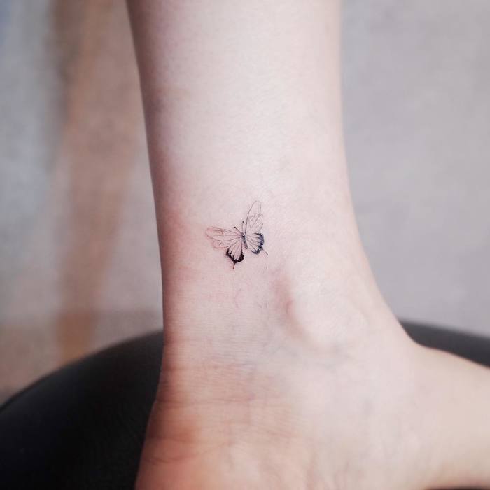 Butterfly Tattoo by Witty Button 