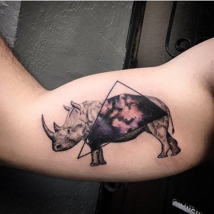 Rhino Tattoo by resulodabas