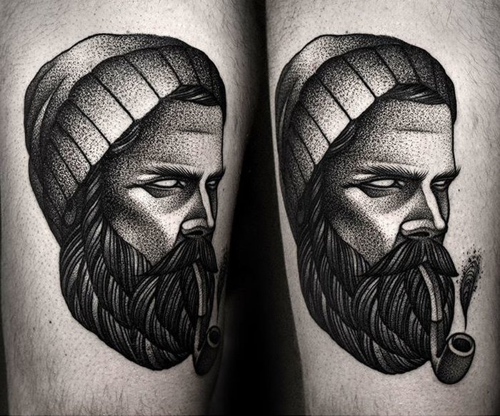 Beautiful Black Ink Tattoos by Kamil Czapiga