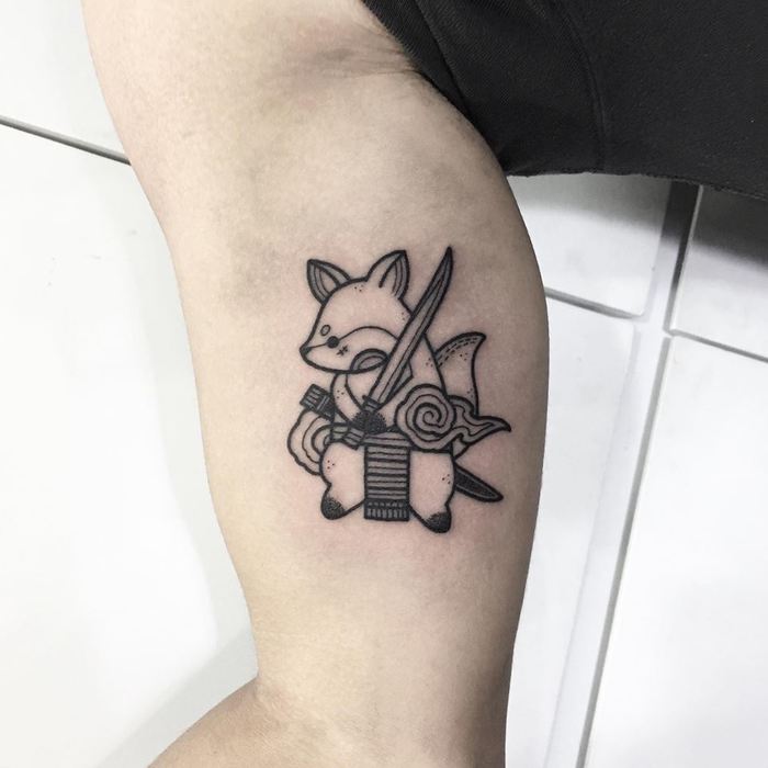 20 Cute Black Ink Tattoos by Tattooer Hugo