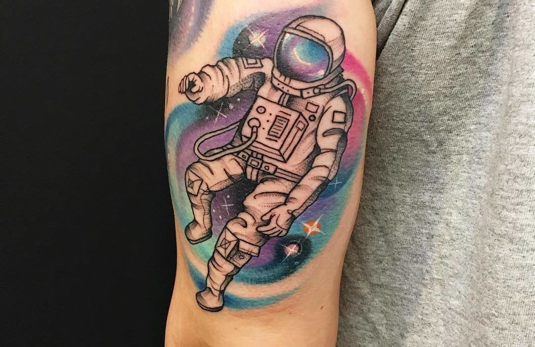 30 Cool Astronaut Tattoo Designs for Space Lovers