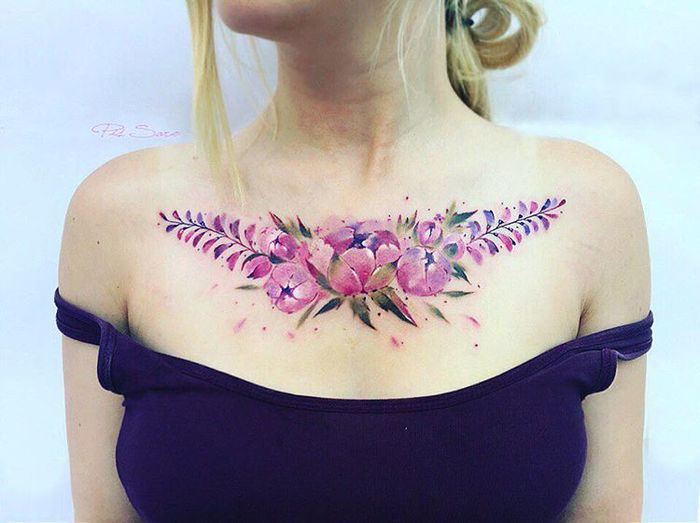 Delicate Botanical Tattoos by Pis Saro