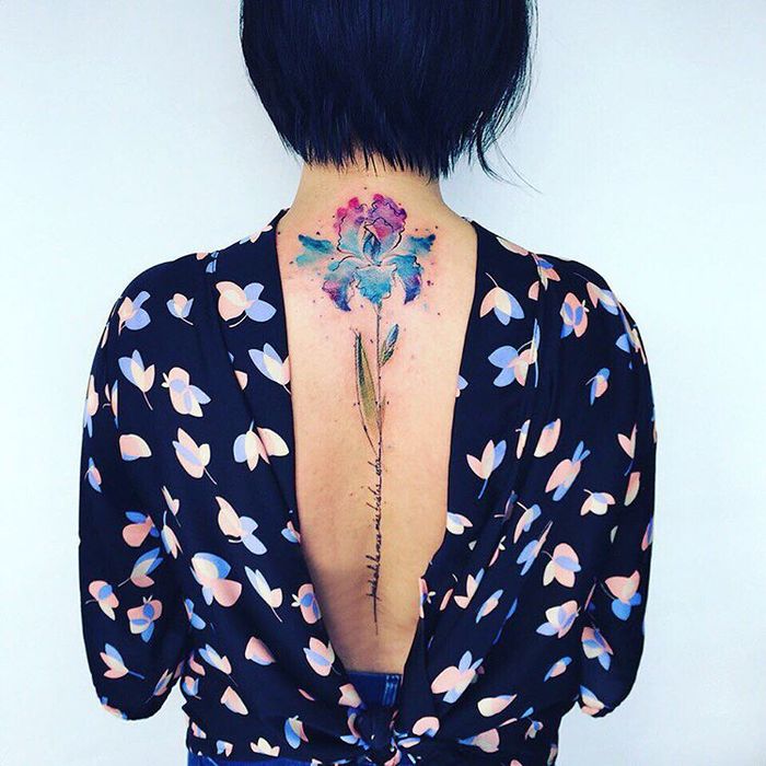 Delicate Botanical Tattoos by Pis Saro