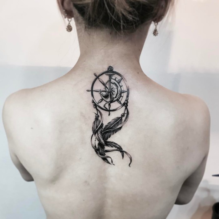 Dreamcatcher Tattoo by tattooist_zebra