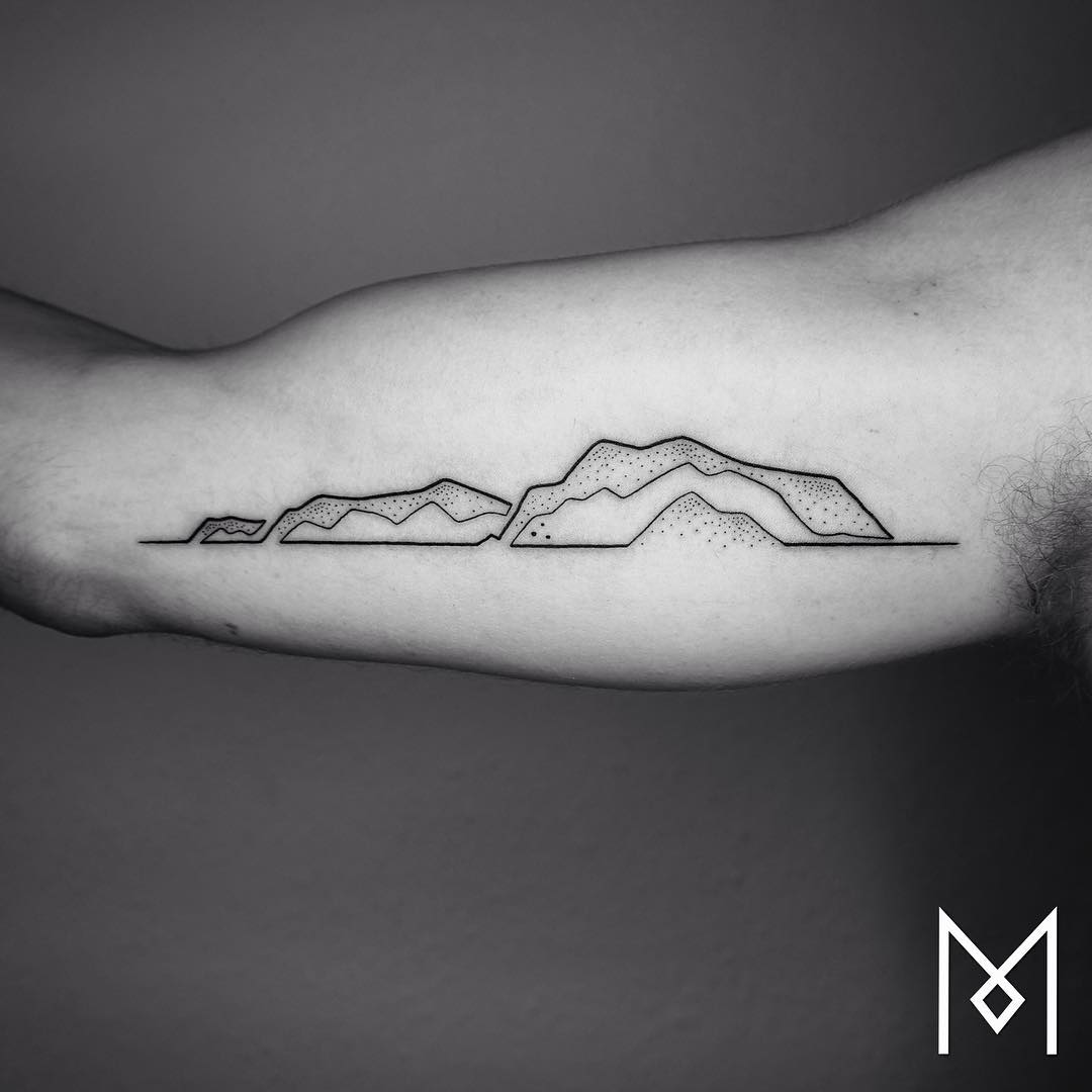 Exquisite Single Line Tattoos By Mo Ganji.