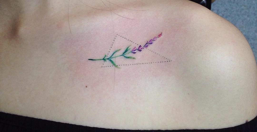20 Beautiful Lavender Tattoo Designs and Ideas