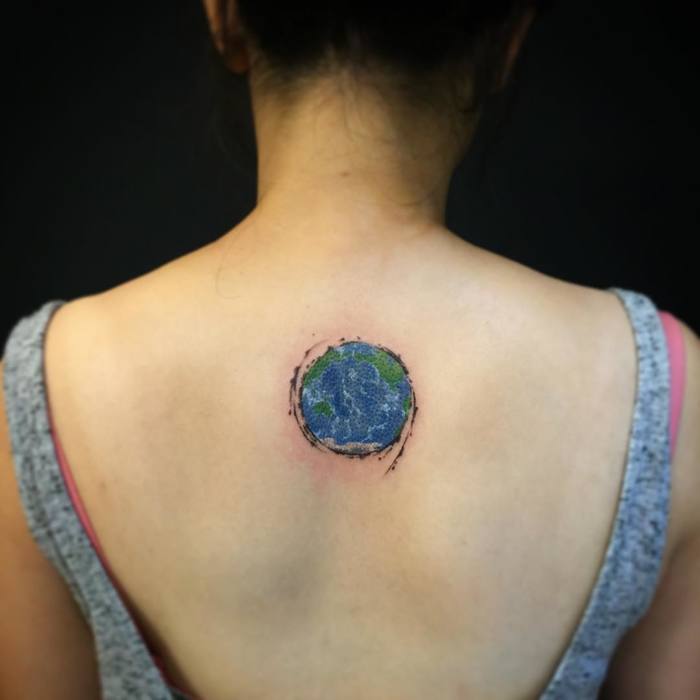 Earth Tattoo by punpungood