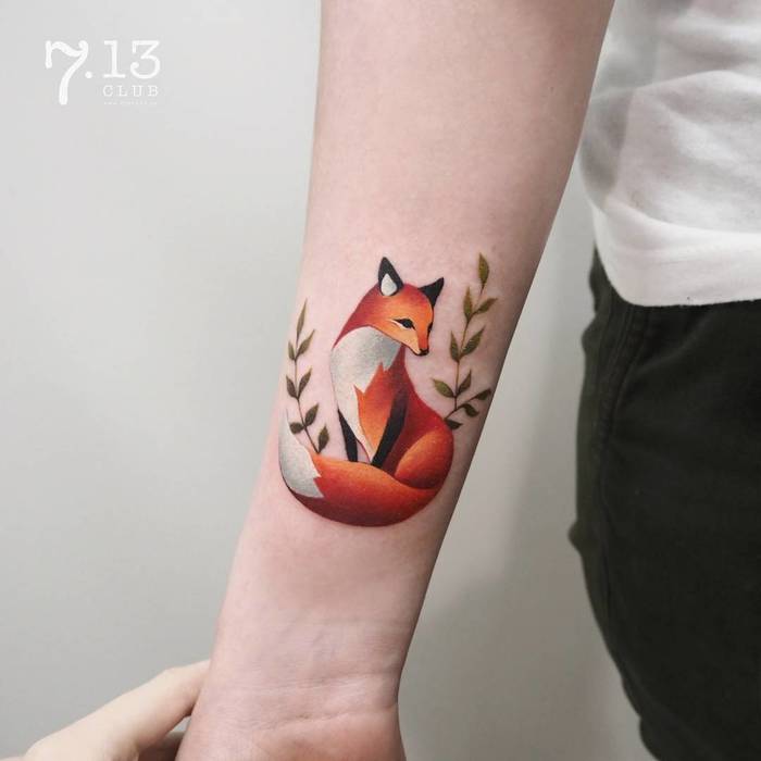 Fox Tattoo by coosomno