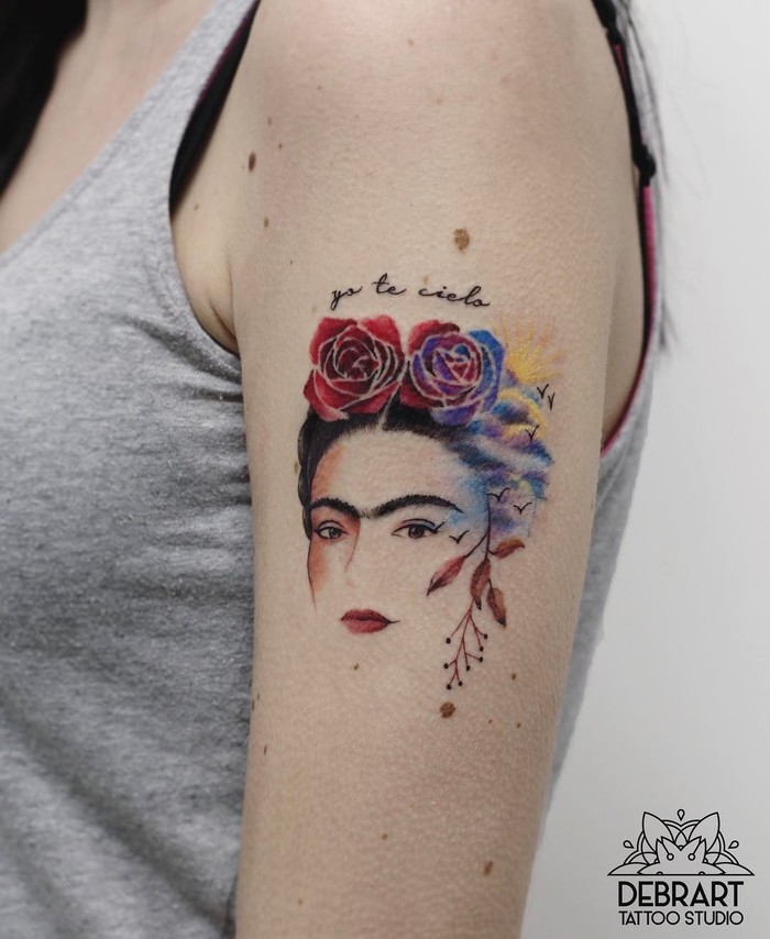 Frida Kahlo Tattoo by debrartist