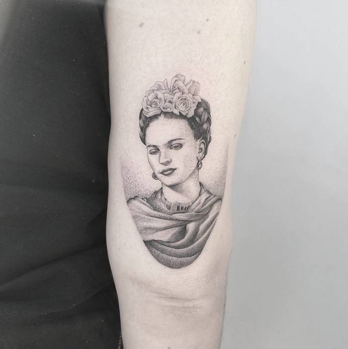 Frida Kahlo Tattoo by kanextattoo