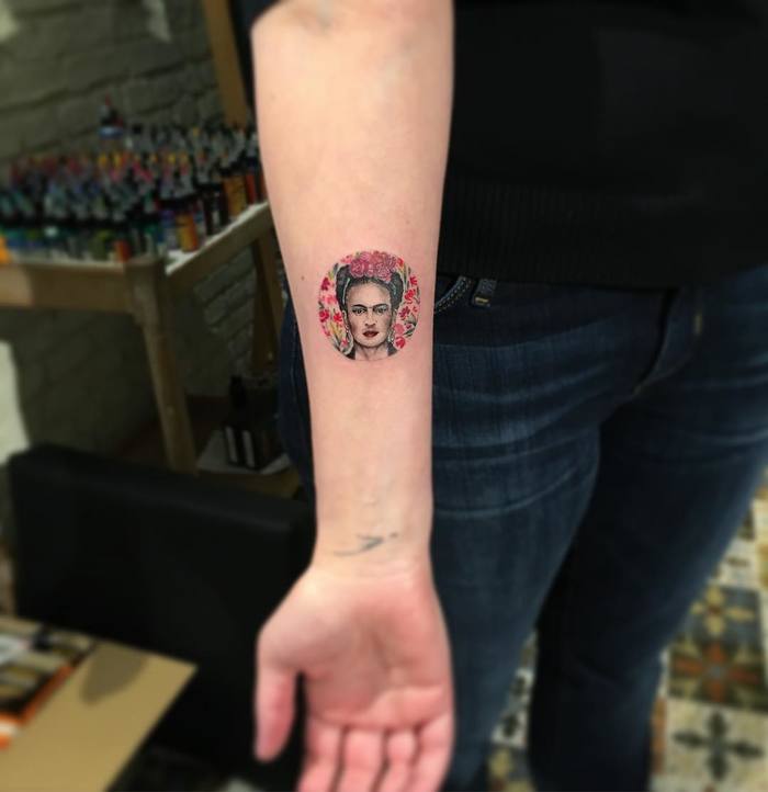Frida Kahlo Tattoo by evakrbdk