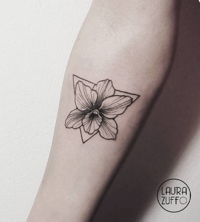 Orchid Tattoo by laurazuffottt