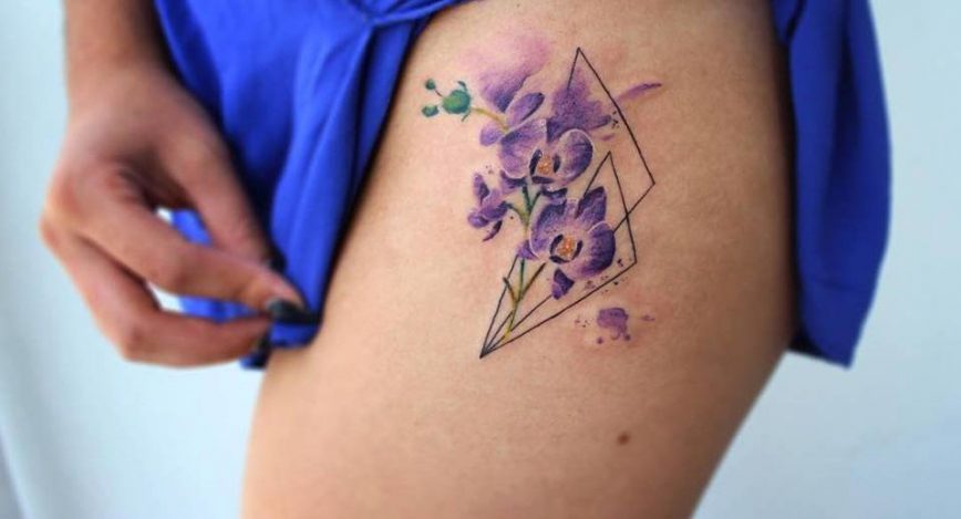 30 Gorgeous Orchid Tattoo Designs and Ideas