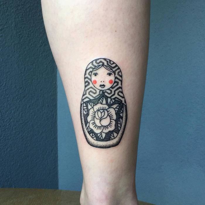 Matryoshka Doll Tattoo by aleksander_lew_tattoo