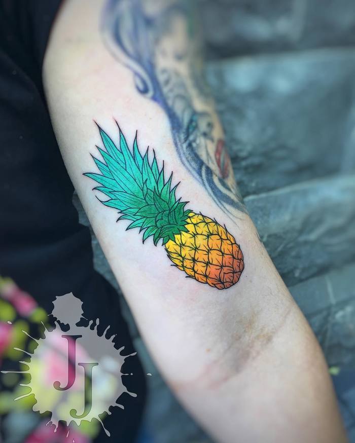 Pineapple Tattoo by alt.ink