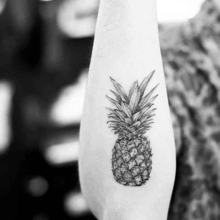 Pineapple Tattoo by evantattoo