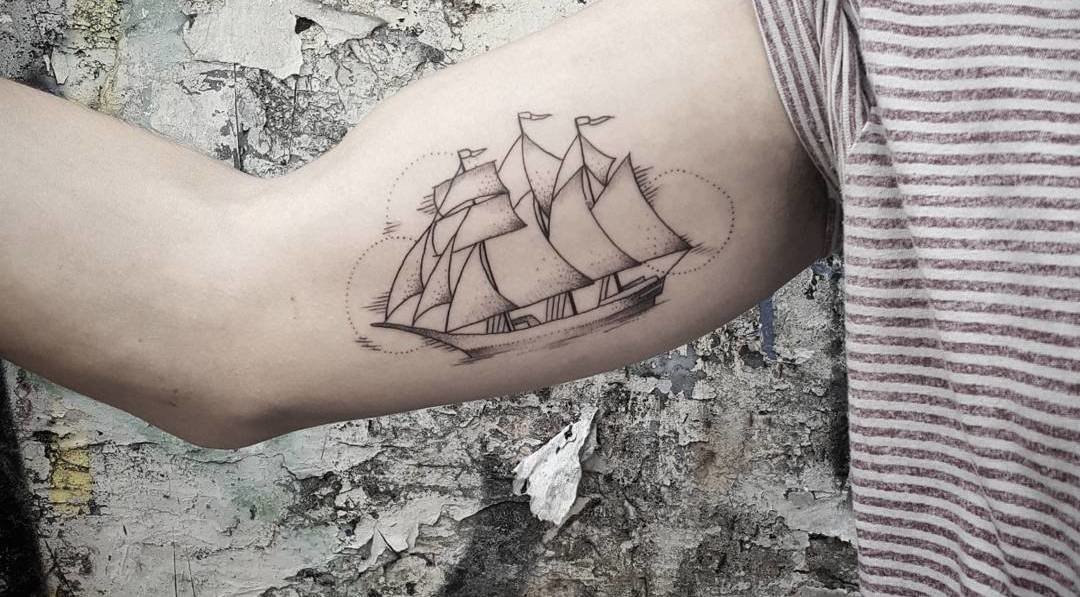 36 Awesome Ship Tattoo Designs and Ideas