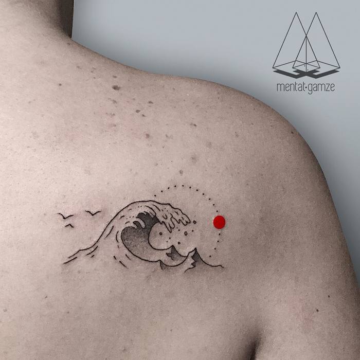 Wave Tattoo by mentat_gamze