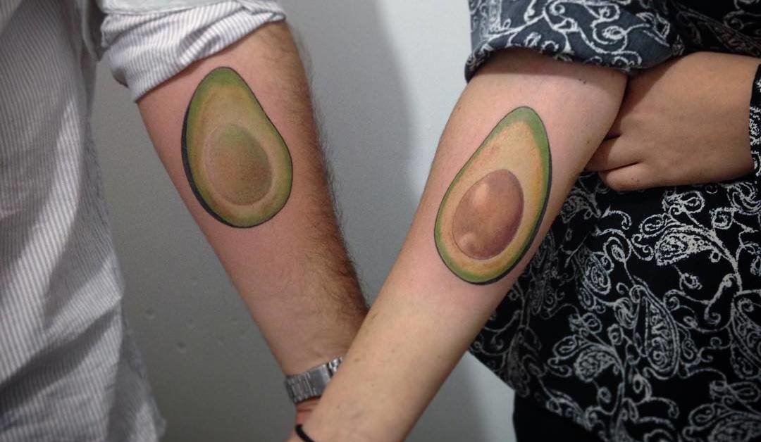27 Splendid Avocado Tattoo Designs and Ideas