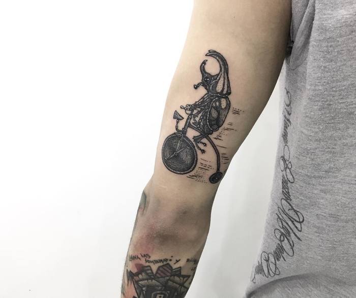 Beetle Tattoo by sulutattoo