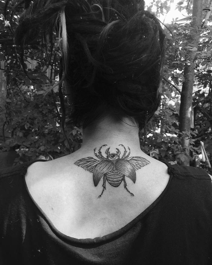 Dark Beetle Tattoo by matta.too