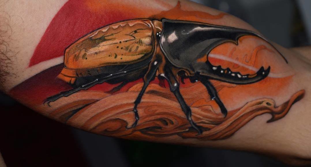 35 Cool Beetle Tattoo Designs For Insect Lovers
