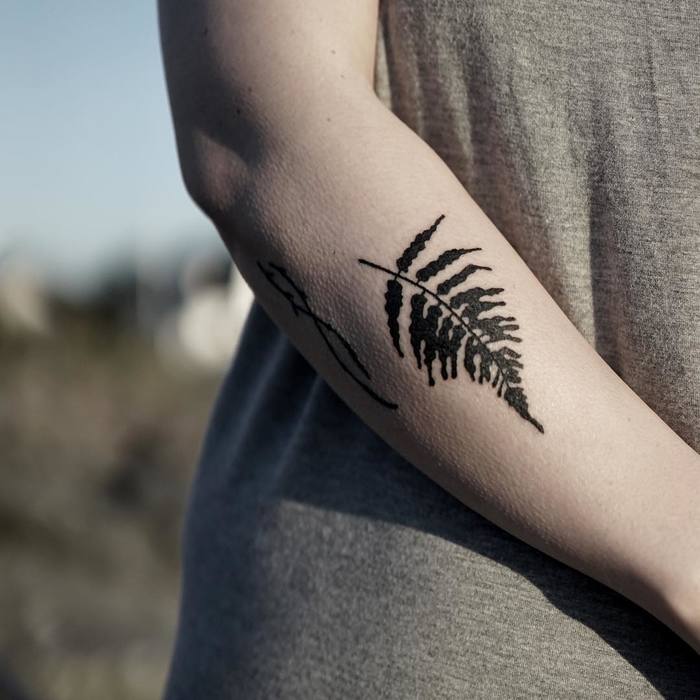 Fern Tattoo by liberte.tattoo