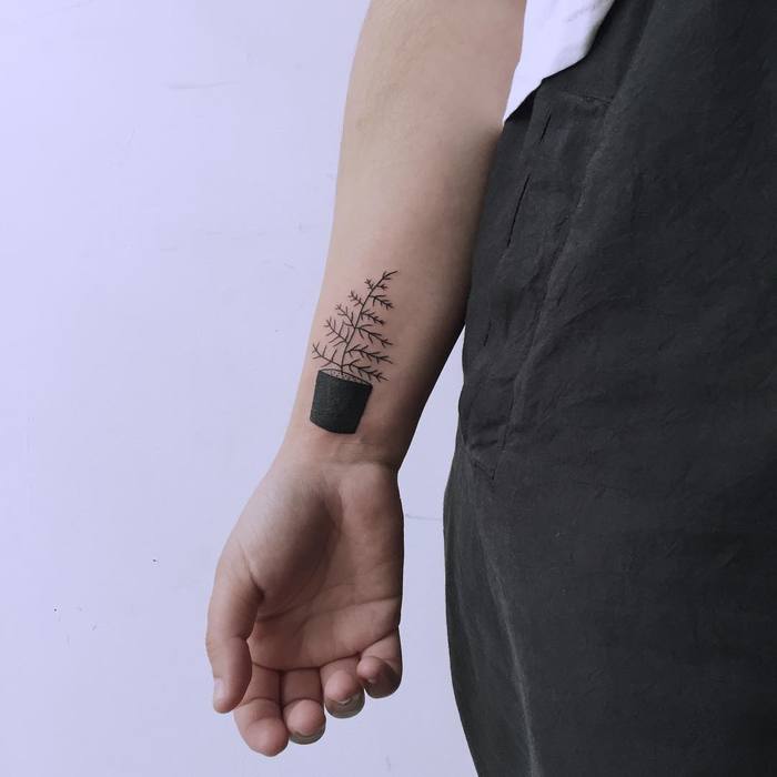 Fern Tattoo by chinatown_stropky
