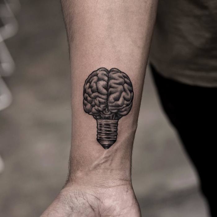 Light Bulb Tattoo by robgreennyc