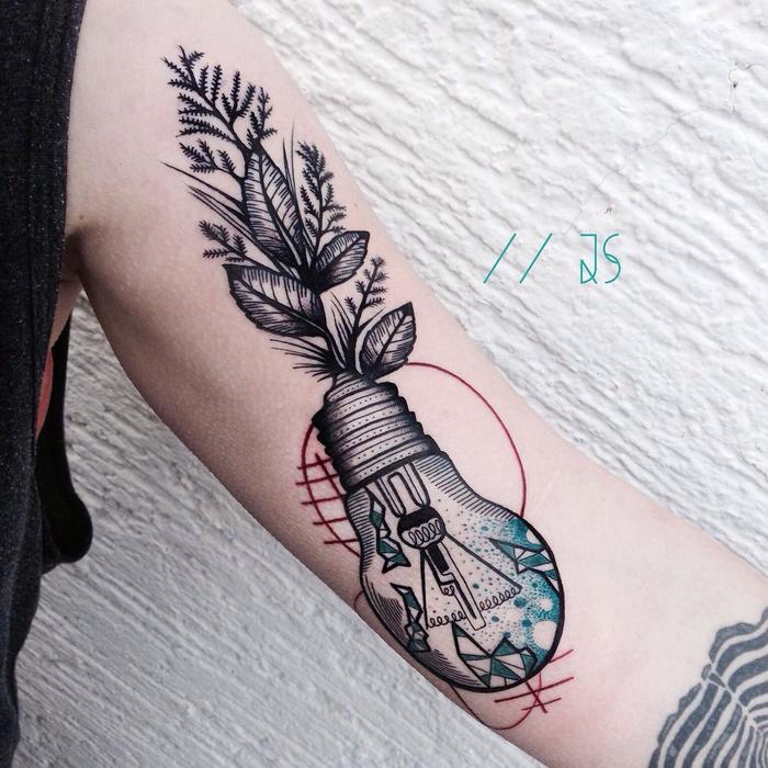 Light Bulb Tattoo by jessicasvartvit