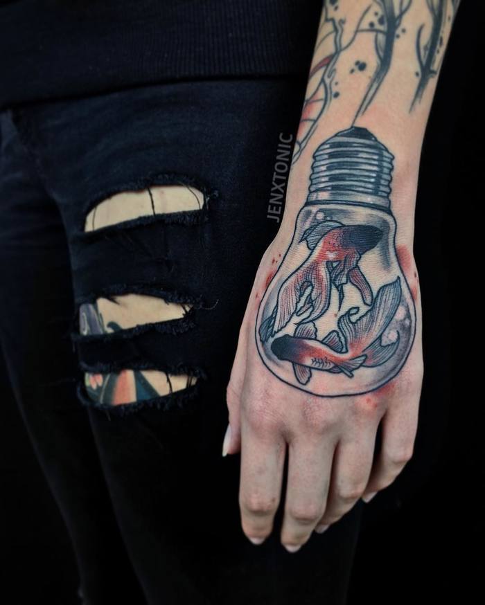 Light Bulb Tattoo by jentonic_