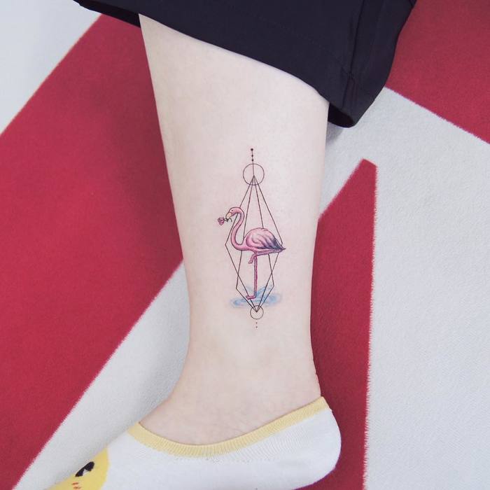 Flamingo Tattoo by tattooist_dal
