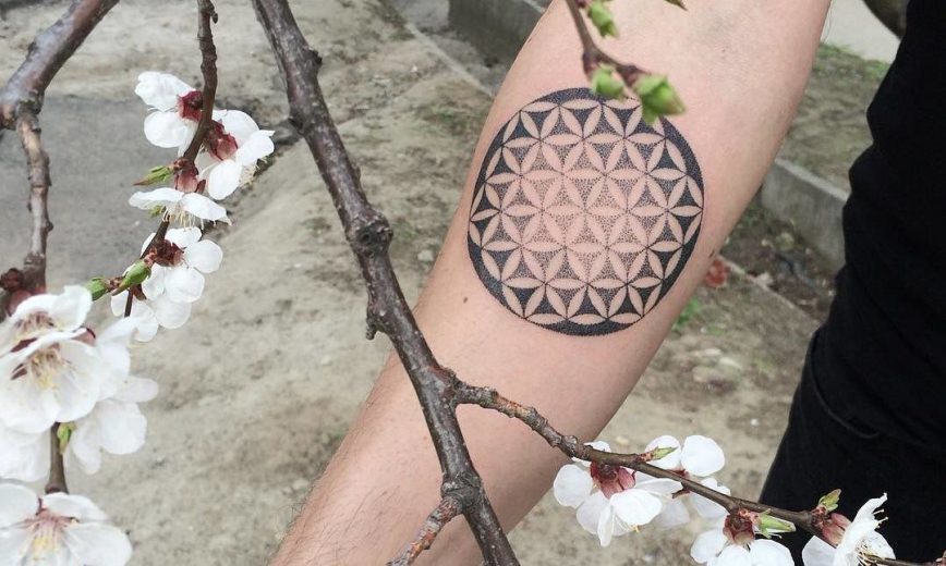 30 Spiritual Flower of Life Tattoo Designs