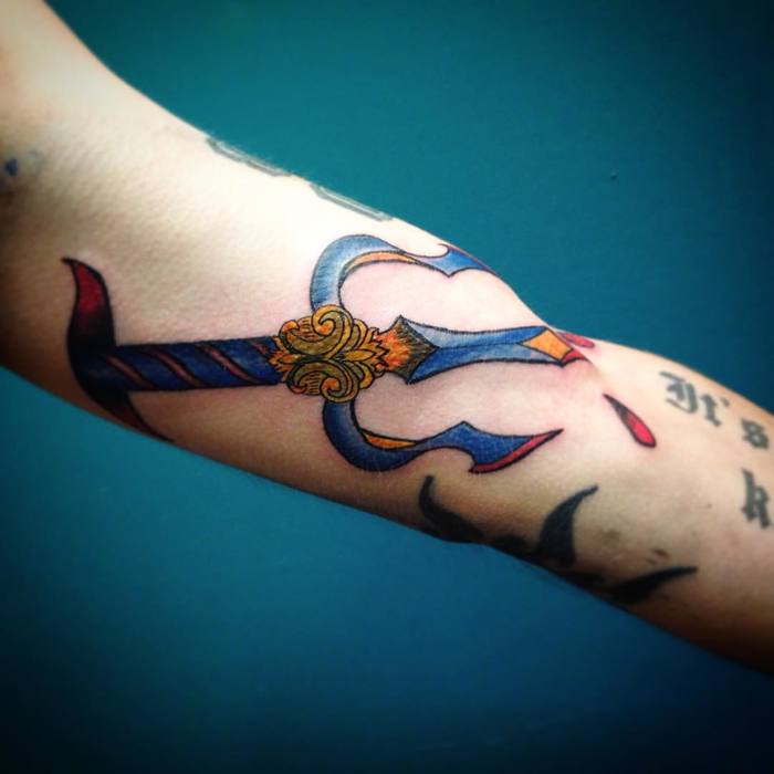 Trident Tattoo by boundlessmarie