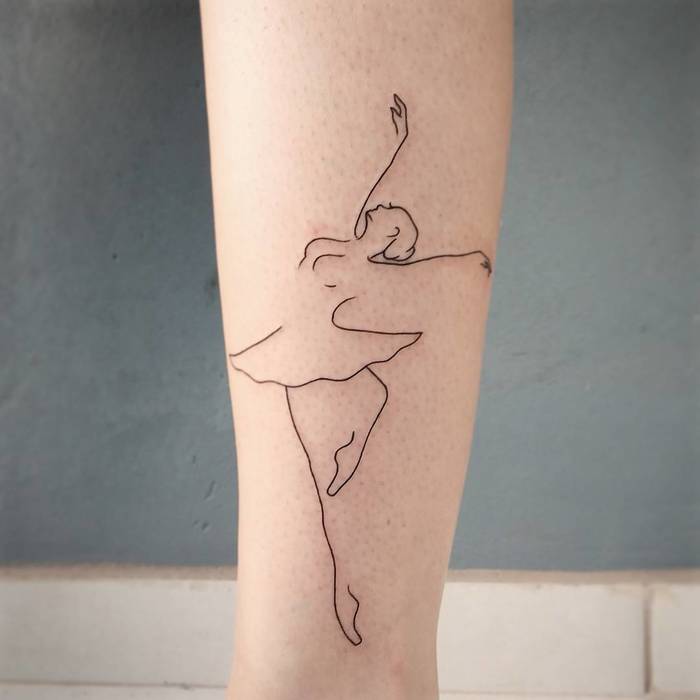 Ballerina Tattoo by sieteveintidos722