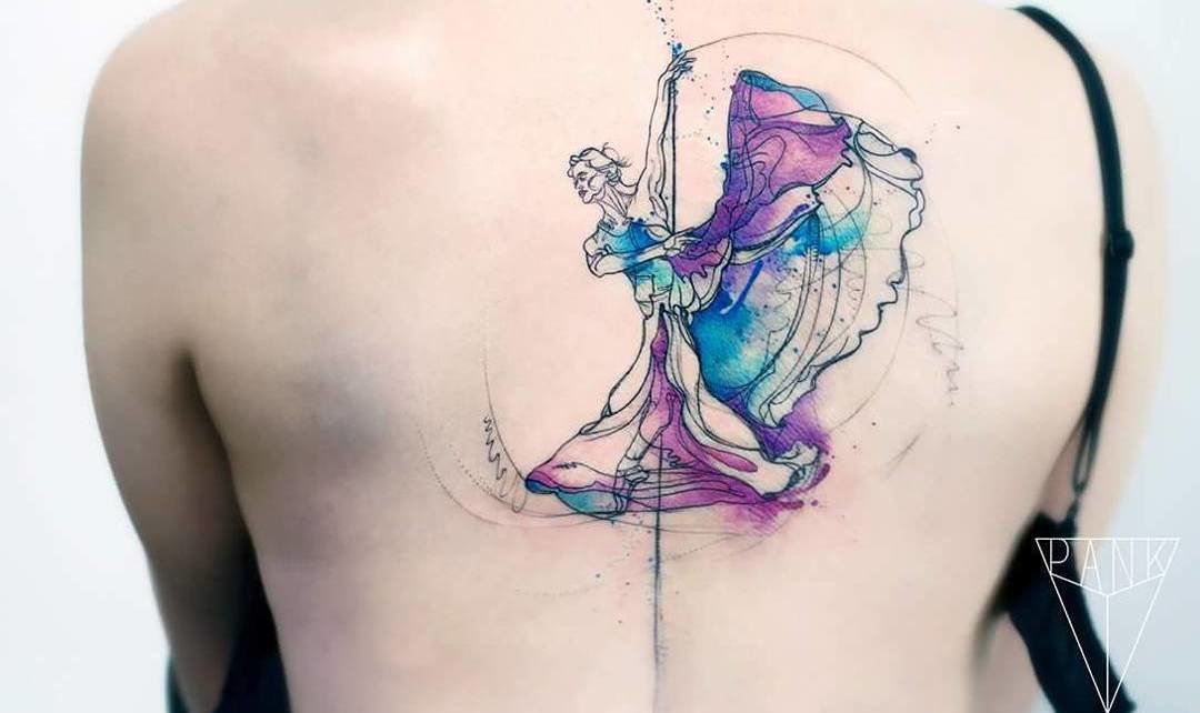 33 Graceful Ballerina Tattoo Designs and Ideas