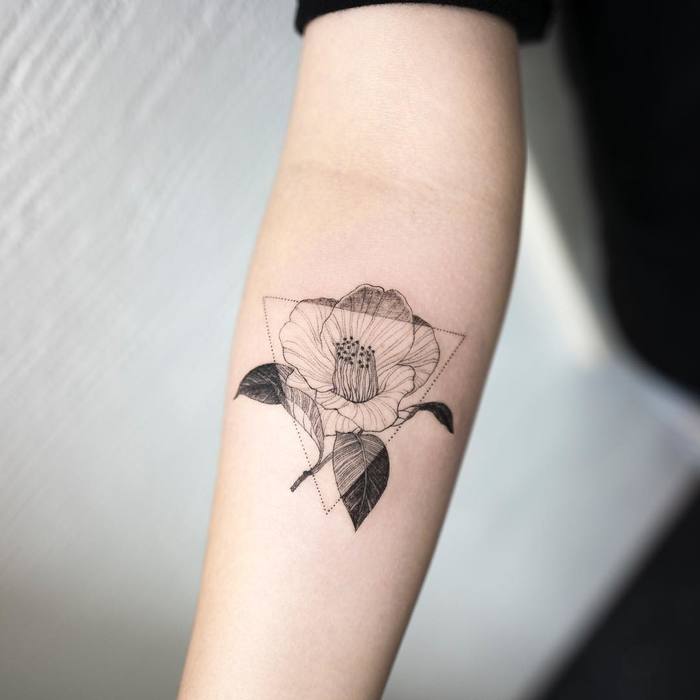 Camellia Tattoo by ilwolhongdam