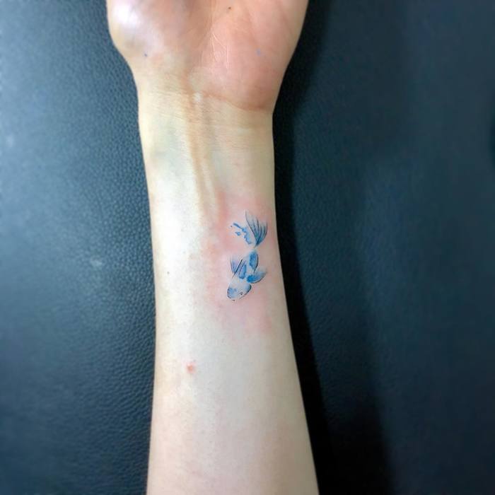 Goldfish Tattoo by __modern__s