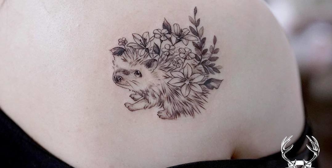 22 Extremely Cute Hedgehog Tattoo Designs
