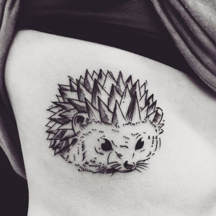 Hedgehog Tattoo by ornela_ironink