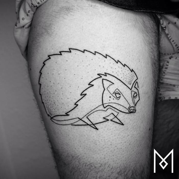 Hedgehog Tattoo by moganji