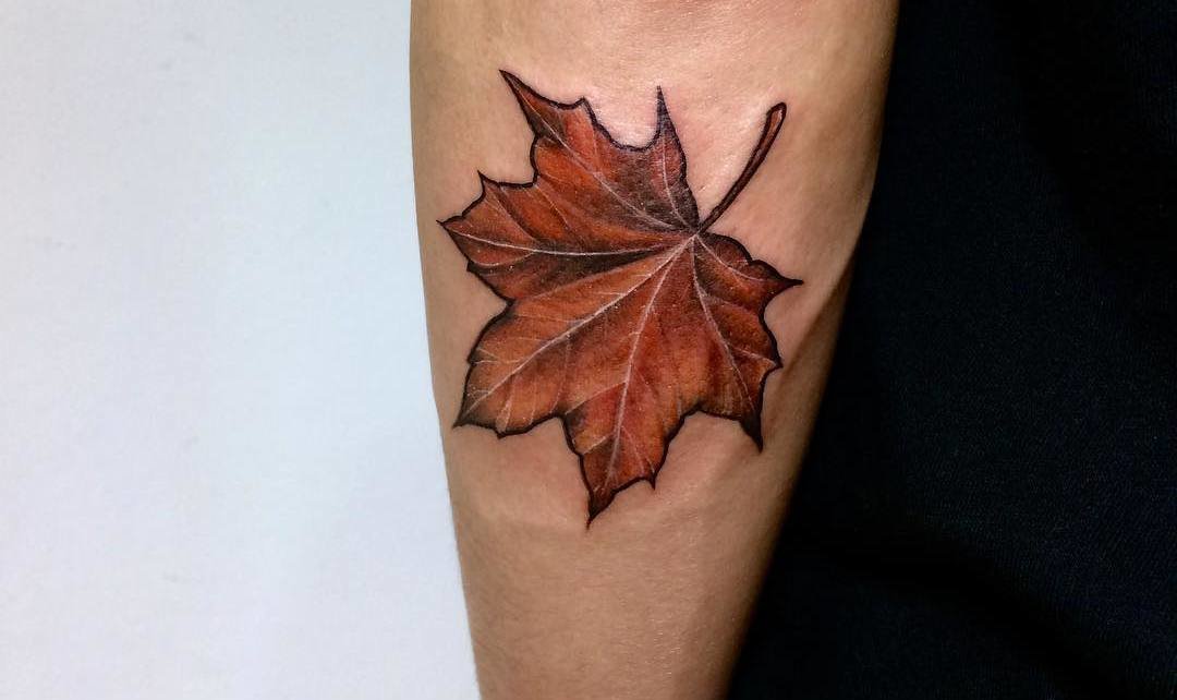 33 Gorgeous Maple Leaf Tattoo Designs