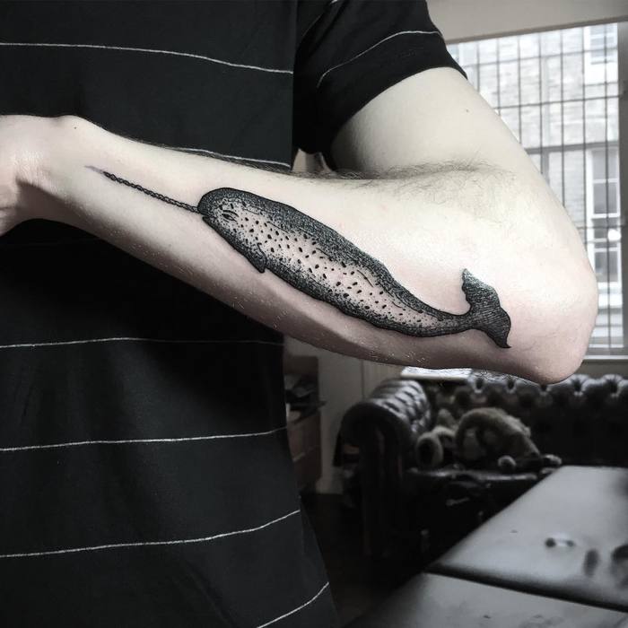 Narwhal Tattoo by _snoeflinga_
